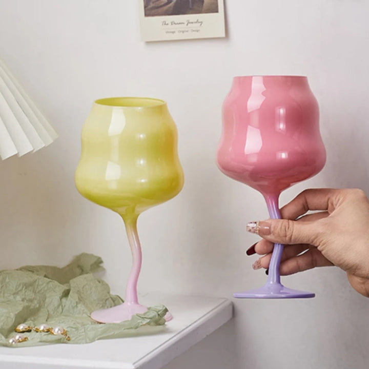 Coral Wine Glasses