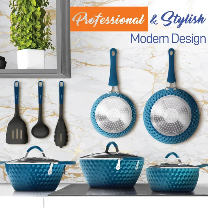 Blue Diamond Cookware Set