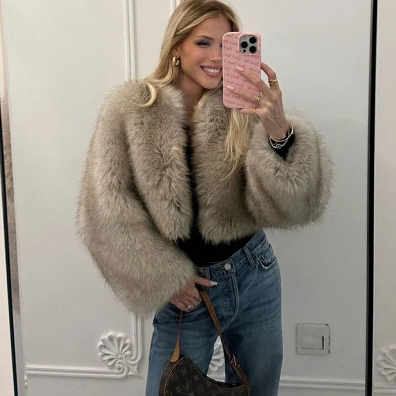 Tiffany Faux Fur Coat