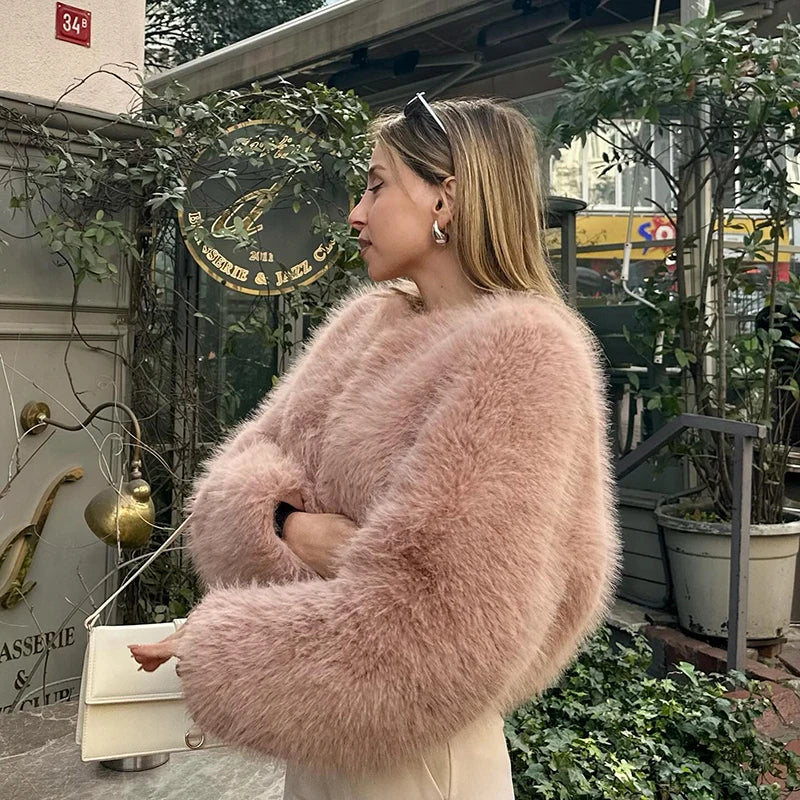 Tiffany Faux Fur Coat