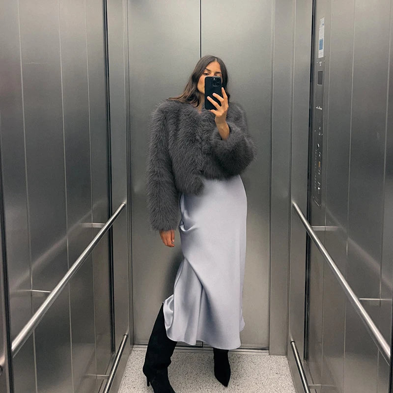 Tiffany Faux Fur Coat