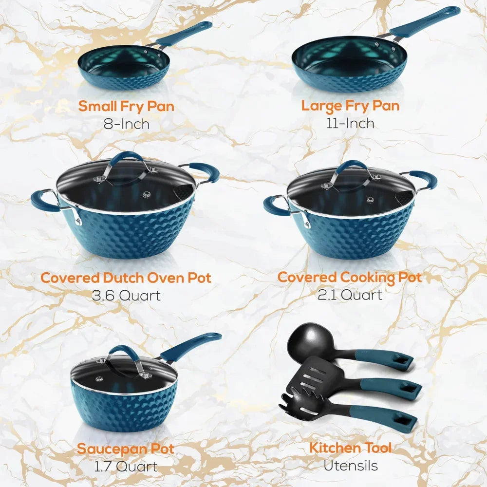 Blue Diamond Cookware Set